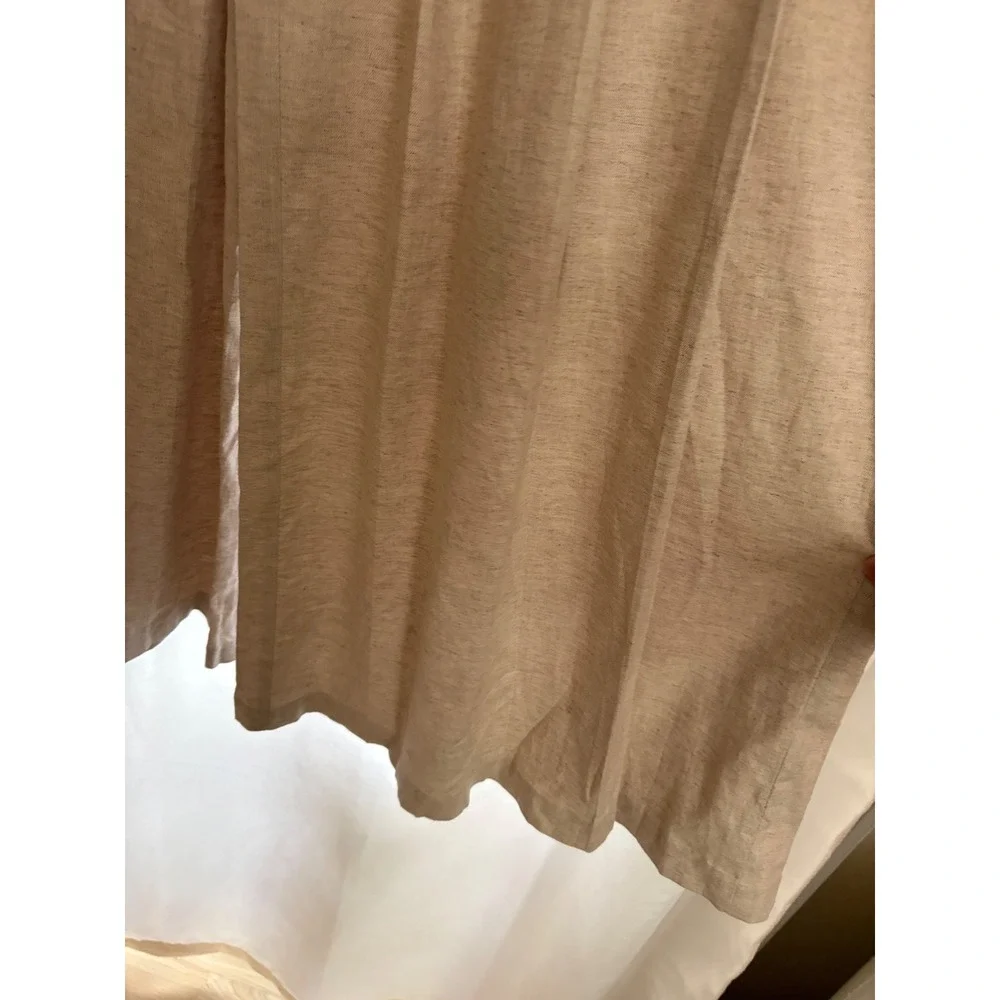 Banana Republic Linen-Blend Palazzo Pant Size 10 In Tan NWOT